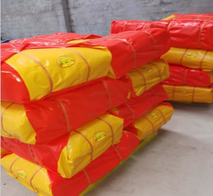 Red/Yellow Recycled HDPE Tarpaulin Sheet For Cover With Any Size As Request